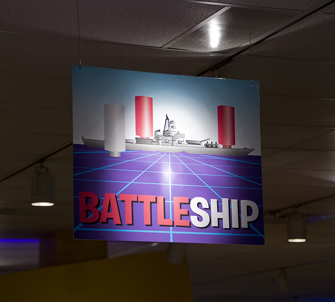 Exhibit sign BattleShip